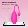 USB-Powered Egg Vibrator for Female G-Spot & Clit 10-Speed Kegel Ball & Nipple Massager Bluetooth Connectivity Panty Type
