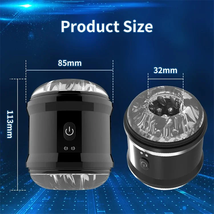 10 Frequency Transparent Automatic Sucking Male Masturbation Cup Aircraft Cup Sex Toys for Men