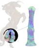 Big Animal Sex Toys Horse Dildo Lotus Color Realistic Monster Dildo Base for Hands Free Adult Toy