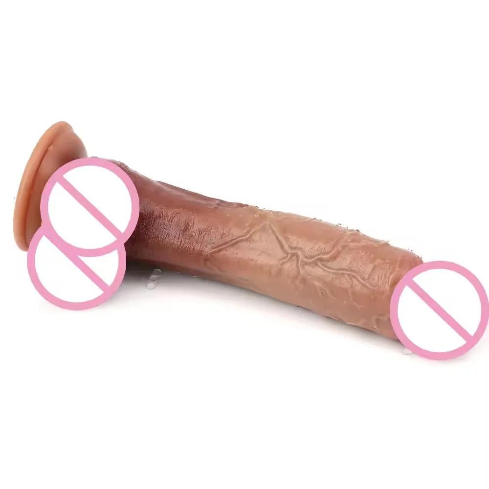 Female Masturbator Dildo Anal Sex Toy Sex Real Touch Feeling with Suction Cup Dildos Enjoying