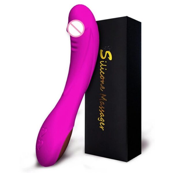 Waterproof Handheld 12 Speed Silicone Pussy Vibrator Dildo Wand Massager Sex Toy Vibrator Women