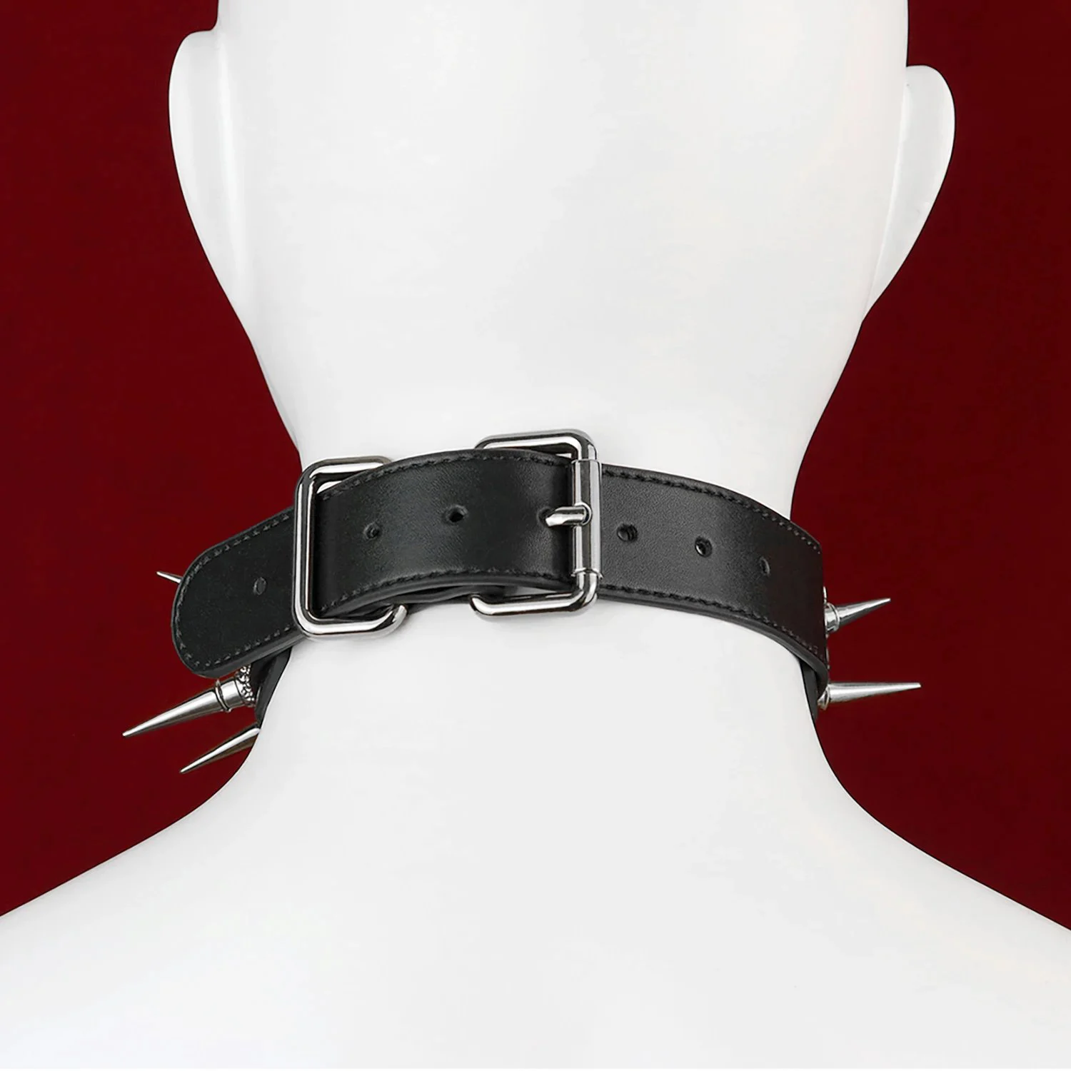 Fanged Wolf Submissive Collar Available in 2 Colors Body Restraint Product Suitable for Adults Aged 18+ Adult Novelty Toy