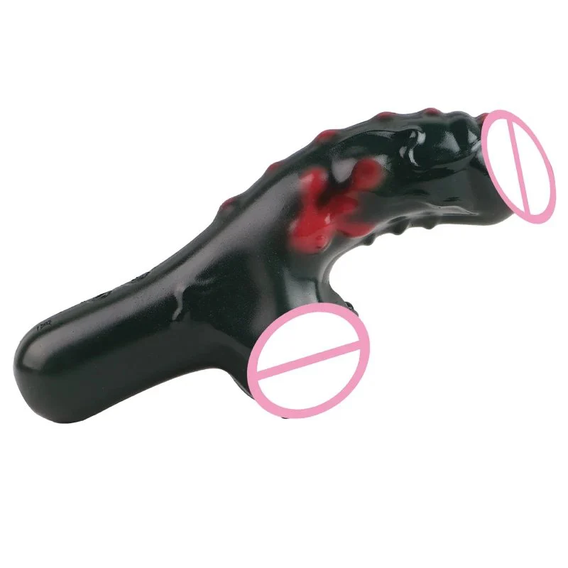 Vibrating and Non-vibrating Models, Dual-ended Heatable Vibrator for Women Silicone Soft Adult Sex Toys