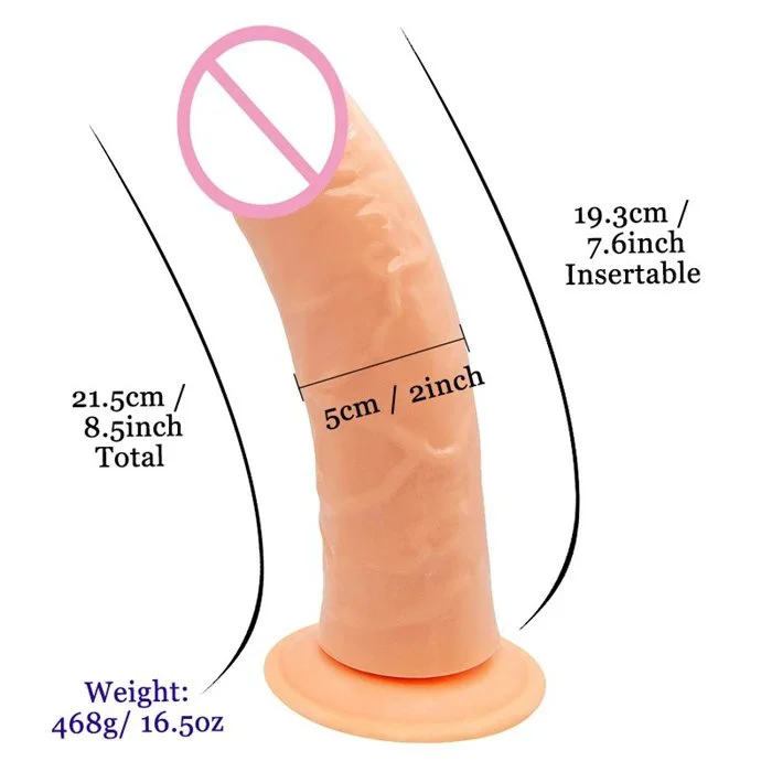 China PVC Realistic Dildos Dong Sex Toys for Adults Soft Dildo Vibrator