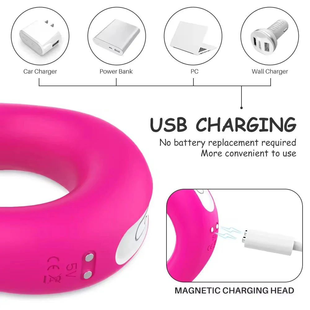 New Double Clit Vibrator Wireless Powerful Sex Toys for Couples Women Vibrator