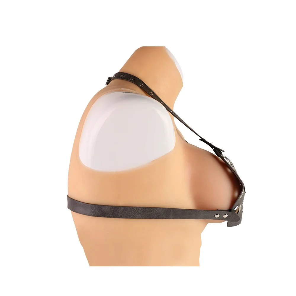 Leather Bra Breast Metal Nipple Clamps Female Breast Fun Couple Flirting Products Fetish Game Sex Toys