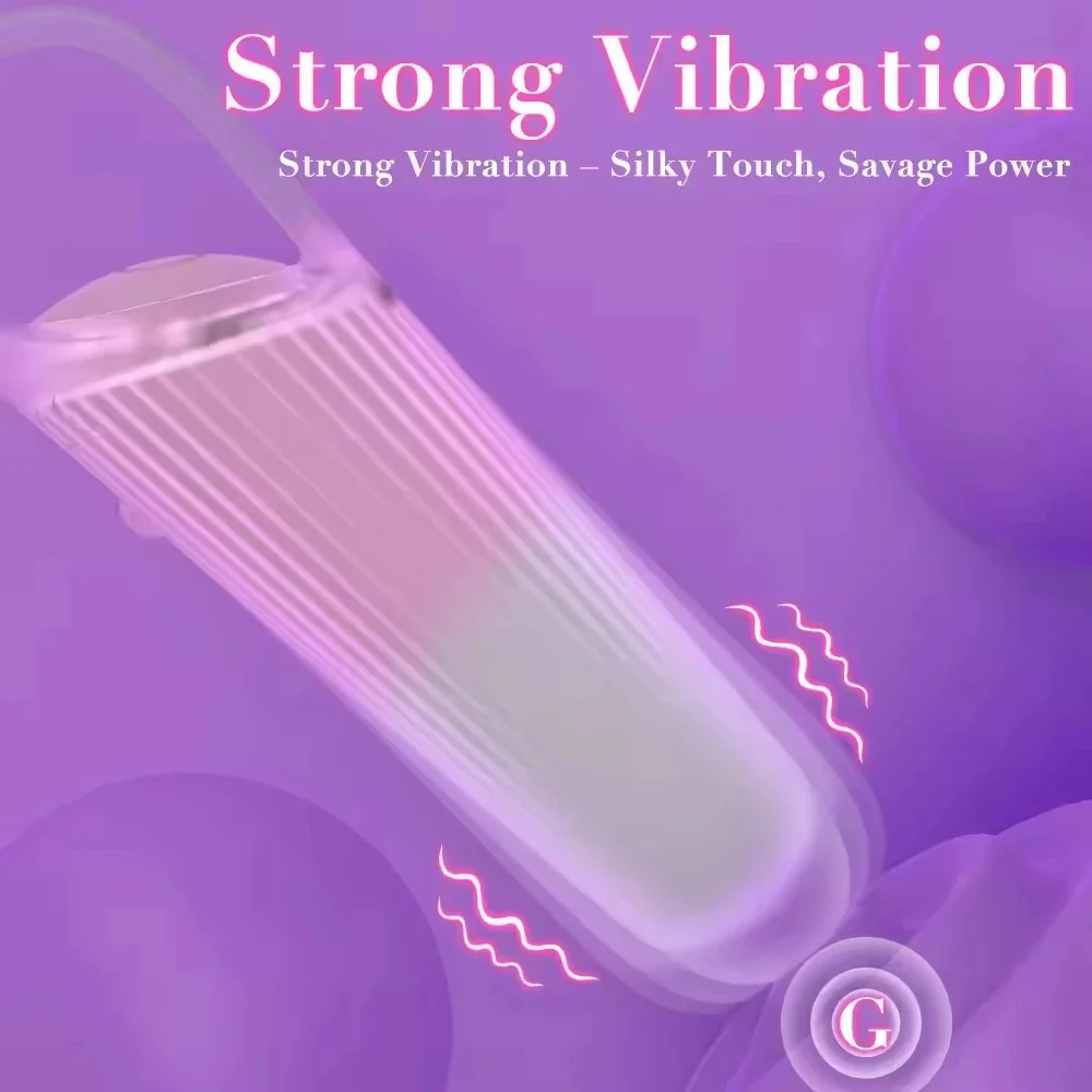 Pink Finger Power Bullet Vibrator Mini Electronic Vibrator Massage Vaginal Vibrating Finger Sleeve