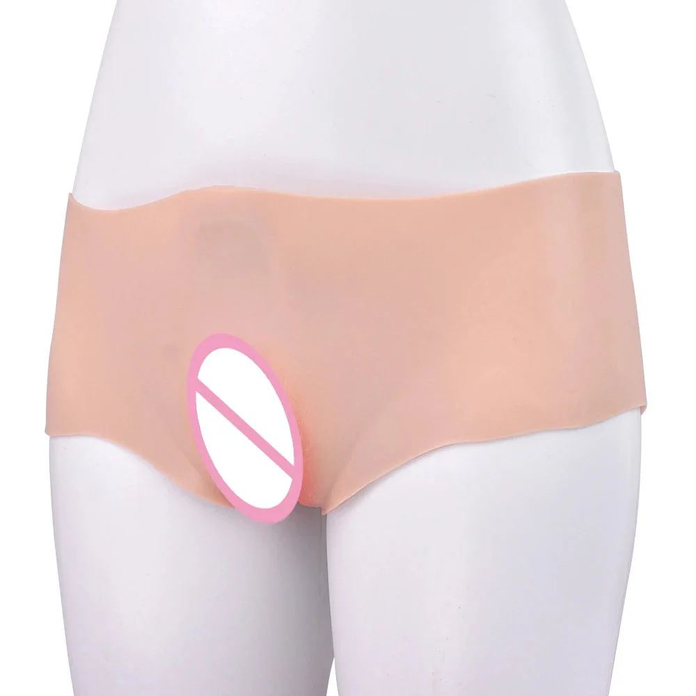 Gay Cross-dressing Vagina Pants Realistic Silicone Panties Sexy Vaginal Underwear Multiple Styles Available Sex Toy for Gay