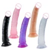 Crystal Soft Realistic Dildo for Couples Anal Sex Toy