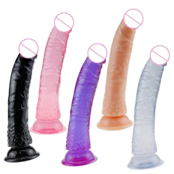 Crystal Soft Realistic Dildo for Couples Anal Sex Toy