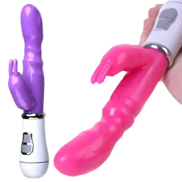 Waterproof 12 Frequency Dildo Vibrator Sex Toys Women Rechargeable Lady Rabbit Sex Vibrator