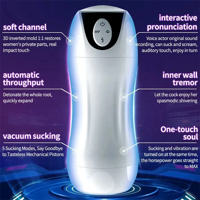 Adult Male TPE Electric Pussy Masturbation Cup Sex Toys for Cock Training