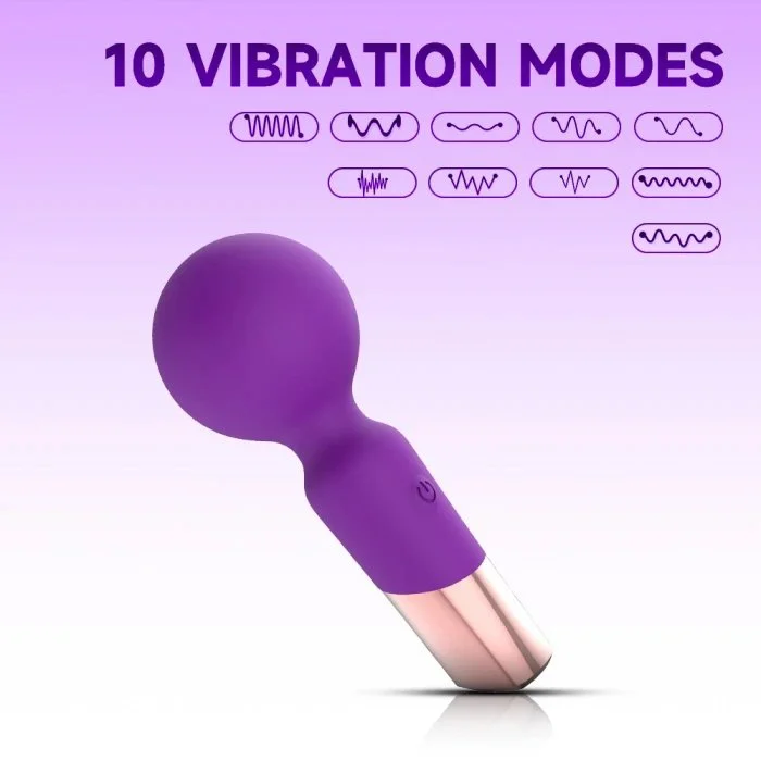 USB-Powered Mini Vibrator Wand G Spot Bullet AV Stick Clit Nipple Vagina Wand Massage Sex Toys for Women