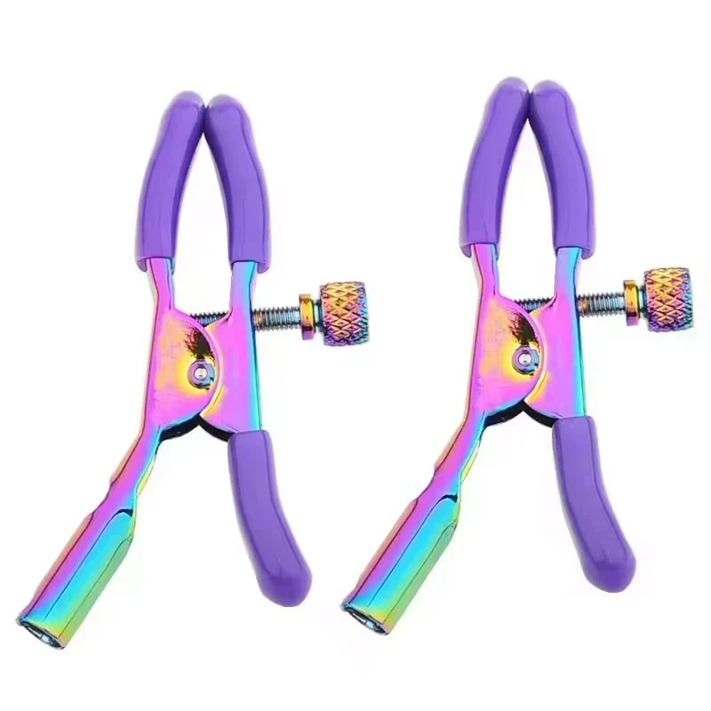 Metal Nipple Clip Clamp Adult Game Toy Durable Stainless Steel Adjustable Erotic Couple Intimate Play Supplies