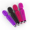 Waterproof USB Rechargeable 20 Vibration Clitoral Stimulator AV Wand Massage Vibrator Sex Toys for Women