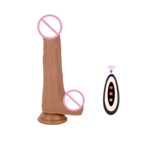Remote Control Realistic Silicone Dildo Electronic Usb Rechargeable Dongs Vibrator Dildo Dildos Sex Toys for Women