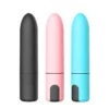 USB Rechargeable Electric Vibrator for Women 10 Frequency Lipstick Bullet G Spot Nipple Stimulating Sex Toys