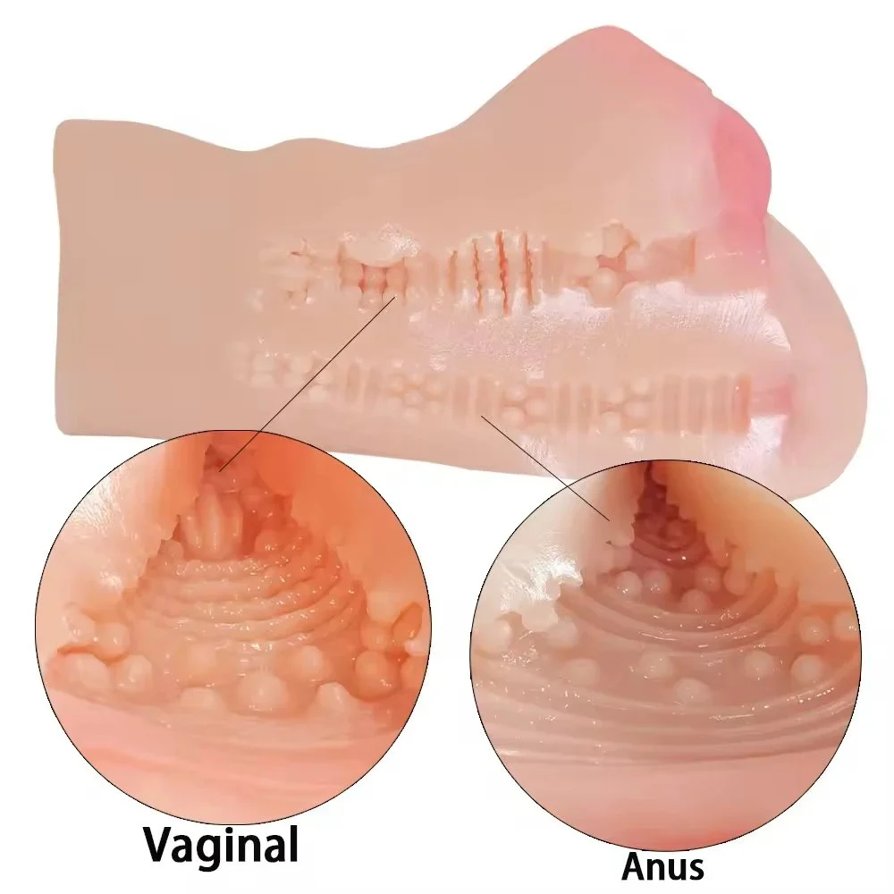 Anal TPE Masturbators Latex Male Single-Channel 100% Waterproof HXR Brand Aircraft Cup Masturbation Device