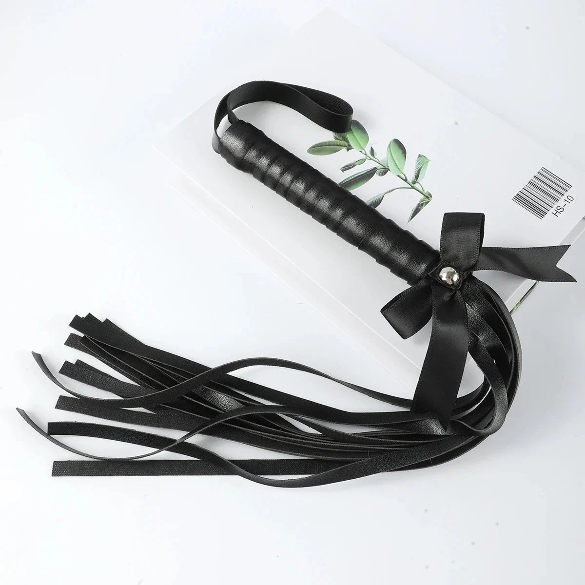 PU Leather Braided Design Whip Bondage Sex Whip Slave Restraint Toy Suitable for Female Couples' Buttocks Spanking 1