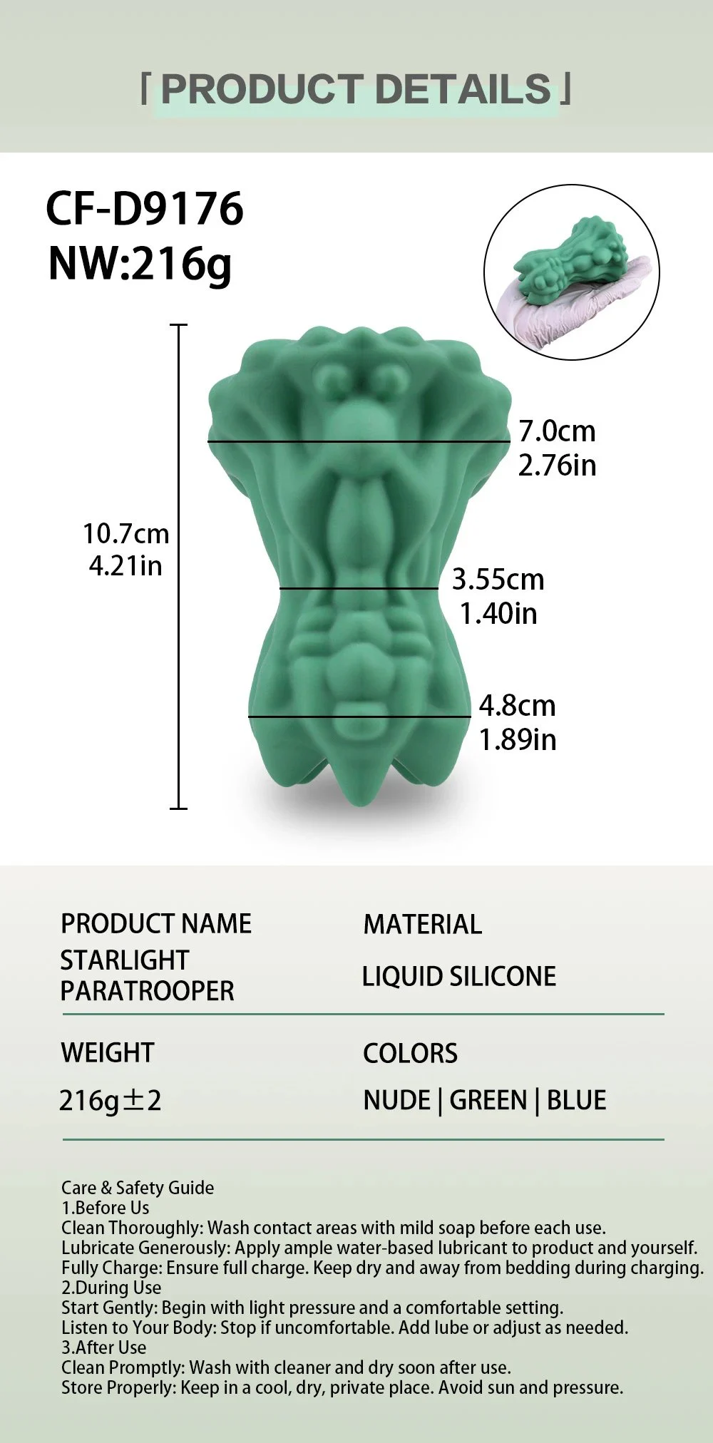 Vibrating Grinding Female Masturbator Multiple Vibration Frequencies Stimulating Vibrating Egg Adult Novelty Toy