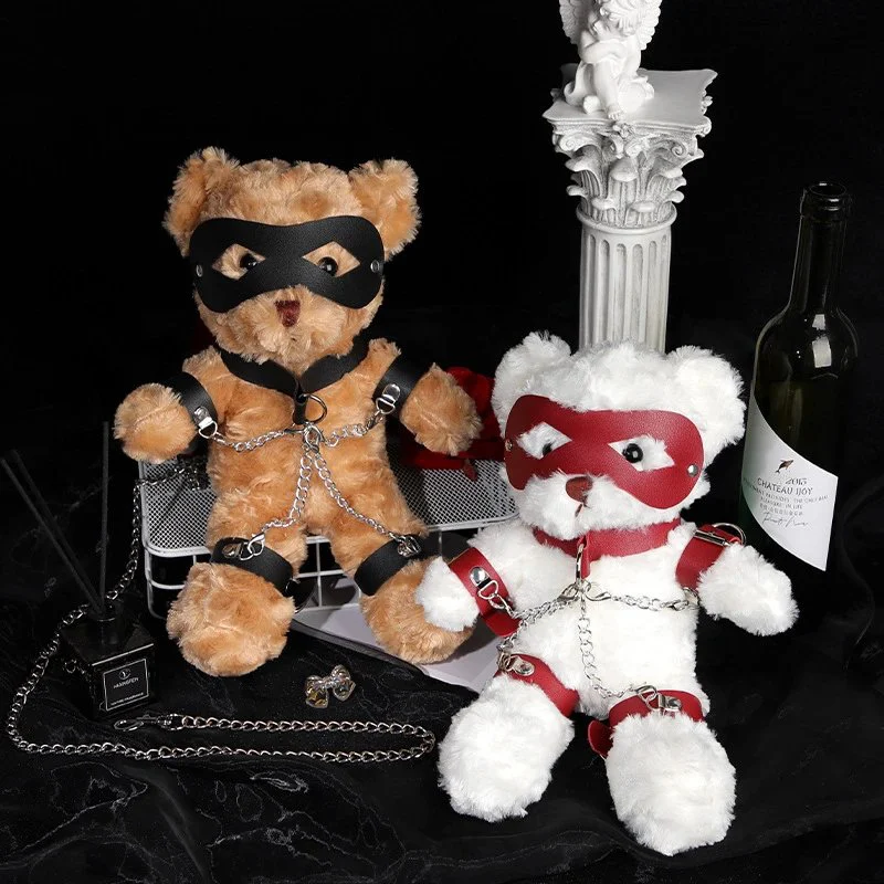 New Violent Bear Gift for Adult Game Stuffed Sex Toy Bondage Gear Sexy SM Toy Bondage Bear