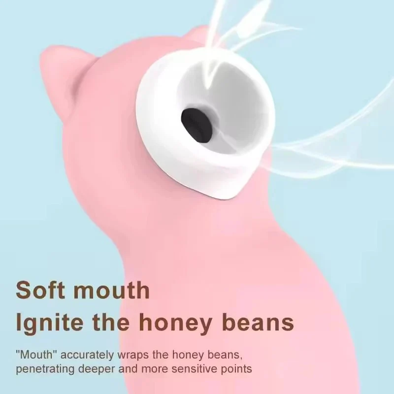 Sex Toy Sucking Orgasm Cat Jump Egg Vibrating Tongue Licking pink Usb Charging Vibrating Egg
