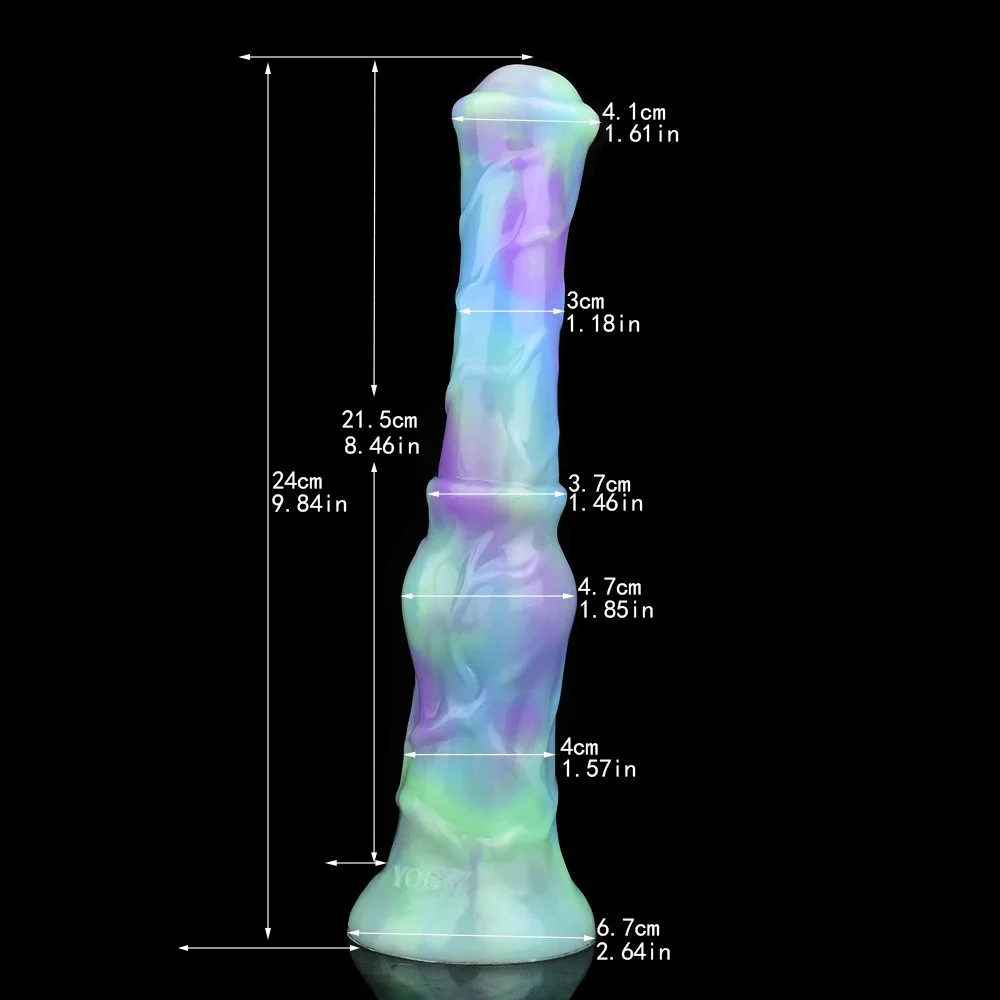 Big Animal Sex Toys Horse Dildo Lotus Color Realistic Monster Dildo Base for Hands Free Adult Toy