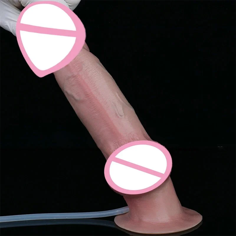 Big Knot Ultra Squirting Dildo Anal Plug With Sucker Silicone Artificial Penis Simulate Sex Toys for Men Women Masturbator
