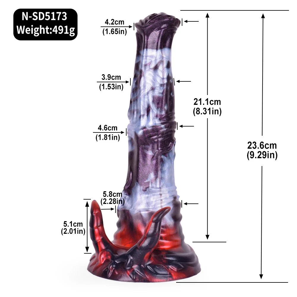 Horse Dildo Big Animal Alien Cock Masturbation Horse Cock Dildo Hands Free Silicone Big Realistic Rubber Anal Plug Sex Toys