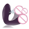 USB Powered Waterproof 10 Frequency Realistic Silicone Sucking Vibrator for Female G-Spot and Vaginal Masturbation
