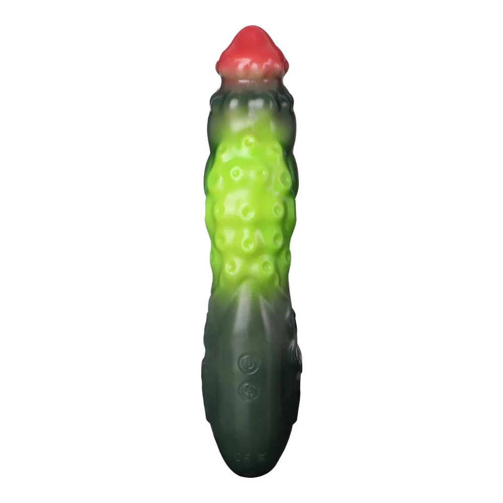 Biochemical Mutation Penis Fury Soft Silicone Vibrator Female Masturbation Vaginal Massage Vibrator Adult Toys