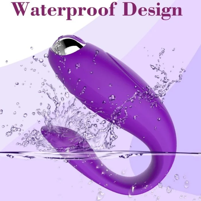 USB Rechargeable 10 Frequency Silicone Clit G-Spot Vibrator Wearable Vaginal Sex Toys for Women