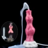Fantasy Ejaculating Wolf Dildo Cocks with Two Big Knot Squirting Wolf Dildo Wolf Penis Ejaculating Dildo