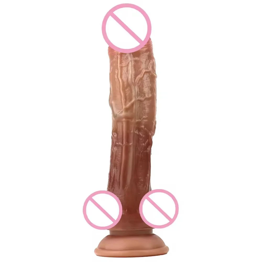 Female Masturbator Dildo Anal Sex Toy Sex Real Touch Feeling with Suction Cup Dildos Enjoying