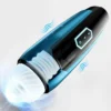 Automatic Penis Training Masturbation Cup Capsule Vibrator Deep Throat Telescopic Masturbating Cup