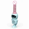 Remote Control Cartoon Female Intelligent Heating Sex Massager Vibrating Dildo Machine