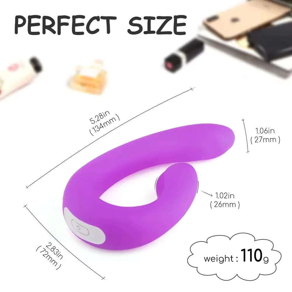 New Double Clit Vibrator Wireless Powerful Sex Toys for Couples Women Vibrator