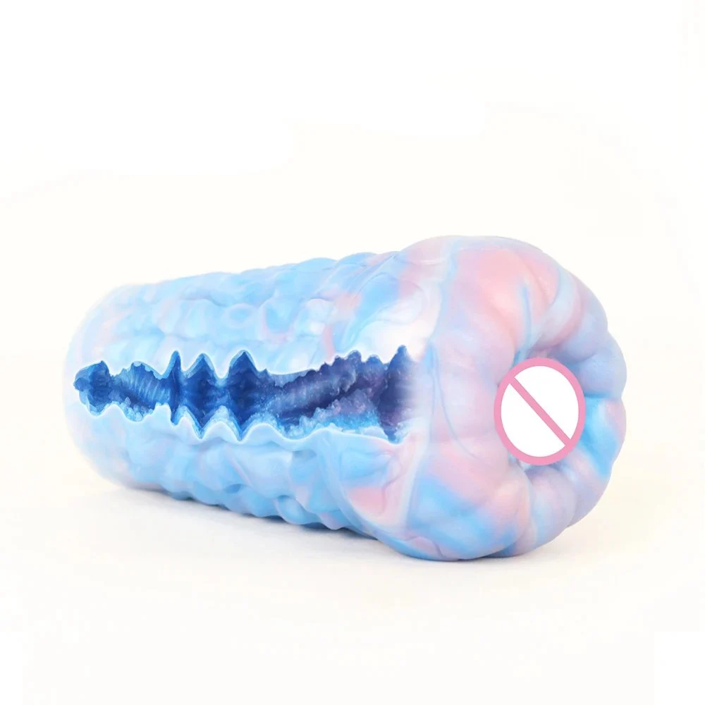 Artificial Realistic Liquid Silicone Men Masturbate Aircraft Cup Colorful Animal Aircraft for Men Masturbator