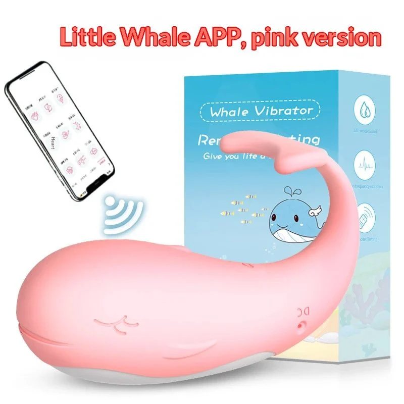Little Whale Adult Sex Toys Female Masturbation Vibrator Jumps for Features Clitoral Suction Clamp Remote Control 10 Frequencies