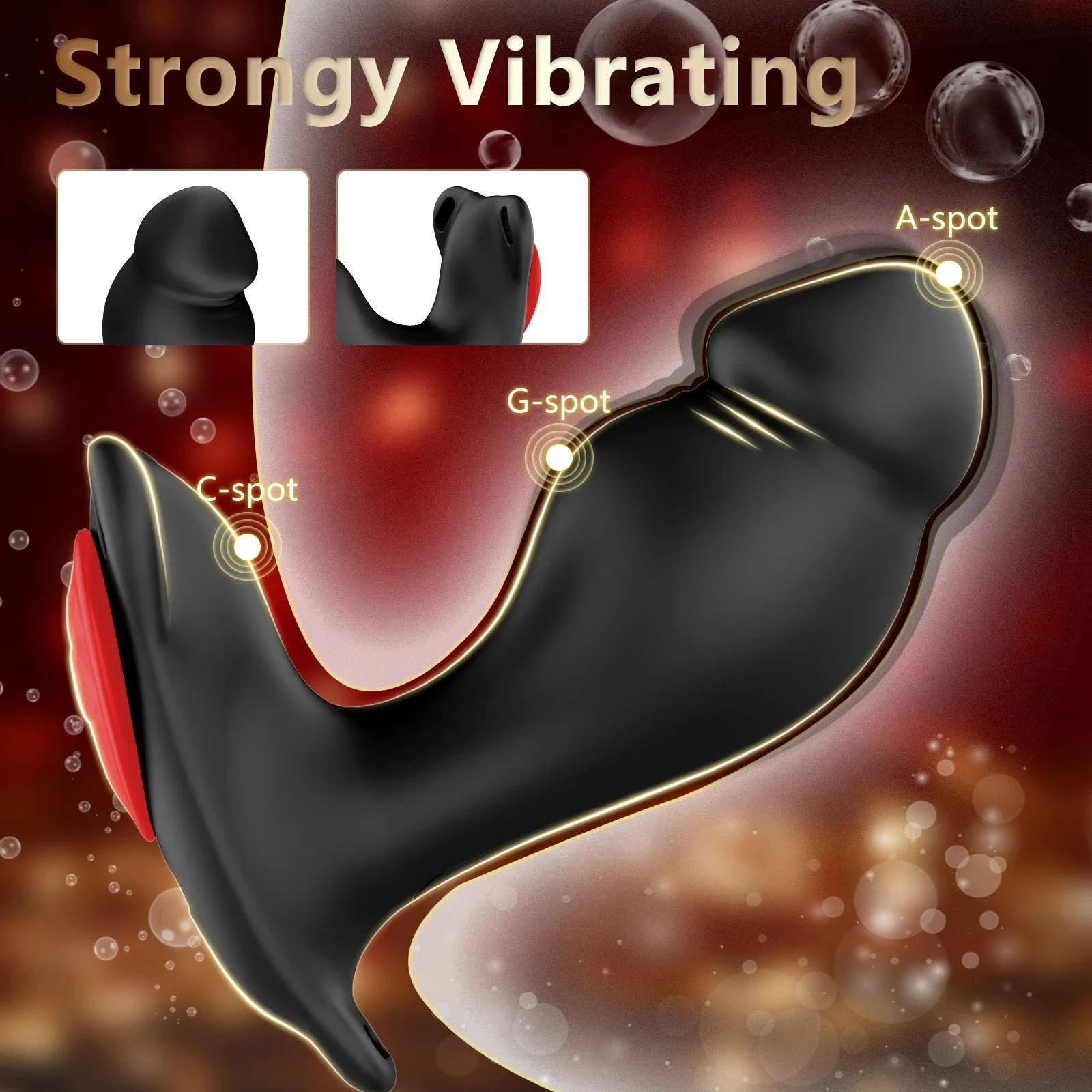 Panty Wearable Vibrator for Women Clitoral Stimulation Adult Sex Toy USB Rechargeable 10-Speed Waterproof
