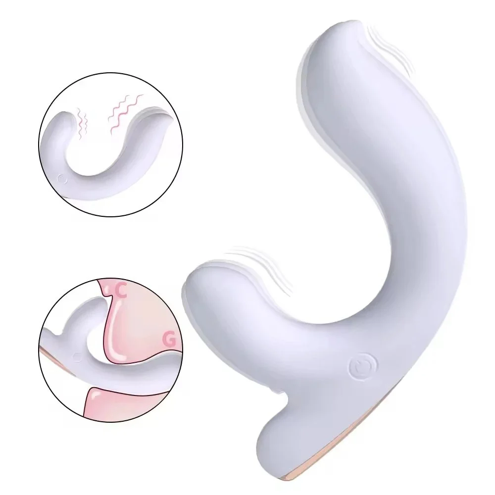 Personal Silicone Handheld Dual End Massager Vibradores Para Mujer Wand Massage Vibrator