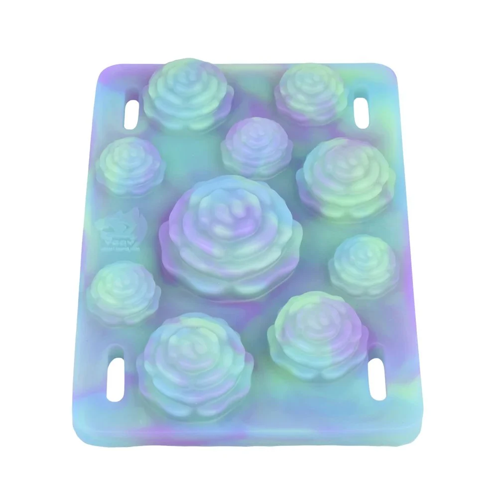 Luminous Flower-shaped Female Sex Grinder Woven Tape Strap on Sex Toys Clitoris and Pussy Stimulated for Couple Pleasure