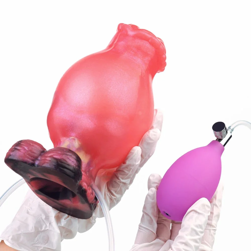 Colston Inflatable Squirting Anal Plug a Stimulating Silicone Anal Plug Designed for Adults
