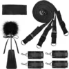 Nylon Wrist Ankle Body Bondage Kit Sets Fetish Suit Handcuffs Sex Toys for Sexual Pleasure