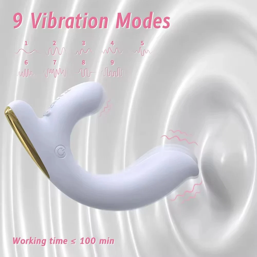 Personal Silicone Handheld Dual End Massager Vibradores Para Mujer Wand Massage Vibrator