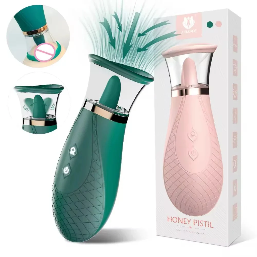 Tongue Licking Sucking Vibrator Nipple Sucker Sexuales Para Mujer Female Sex Clitoral Toy for Women