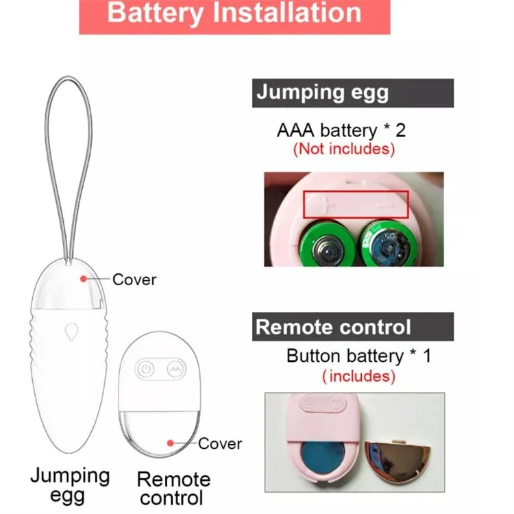 Vaginal Massager G-spot Jump Eggs Remote Control Lilo Vibrating Egg Sex Egg Vibrator Sex Toys for Woman
