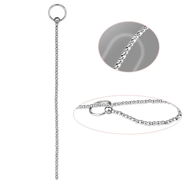Male Stainless Steel Prostate Beads G Spot Wand Male Prostate Massage Stick Double Dildo Vagina Sex Toy Anal Dildo Abuse