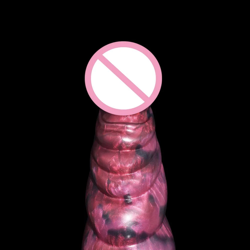 Color Silicone Soft Sex Toys Fantasy Animal Anal Plug with Suction Cup Insert Dildo Gay and Lesbian