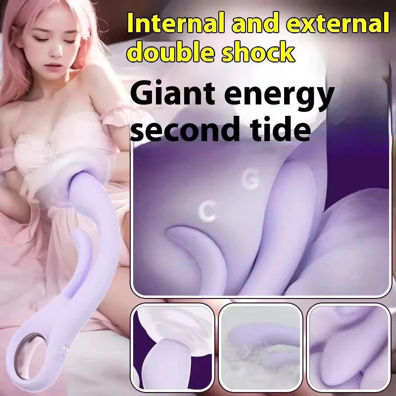 Strong Shock 3-Speed 9-Frequency USB Rechargeable IPX7 Waterproof Vibrator Female Masturbation Sex Toy Gift